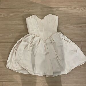 Mini beige corset Oh Polly dress